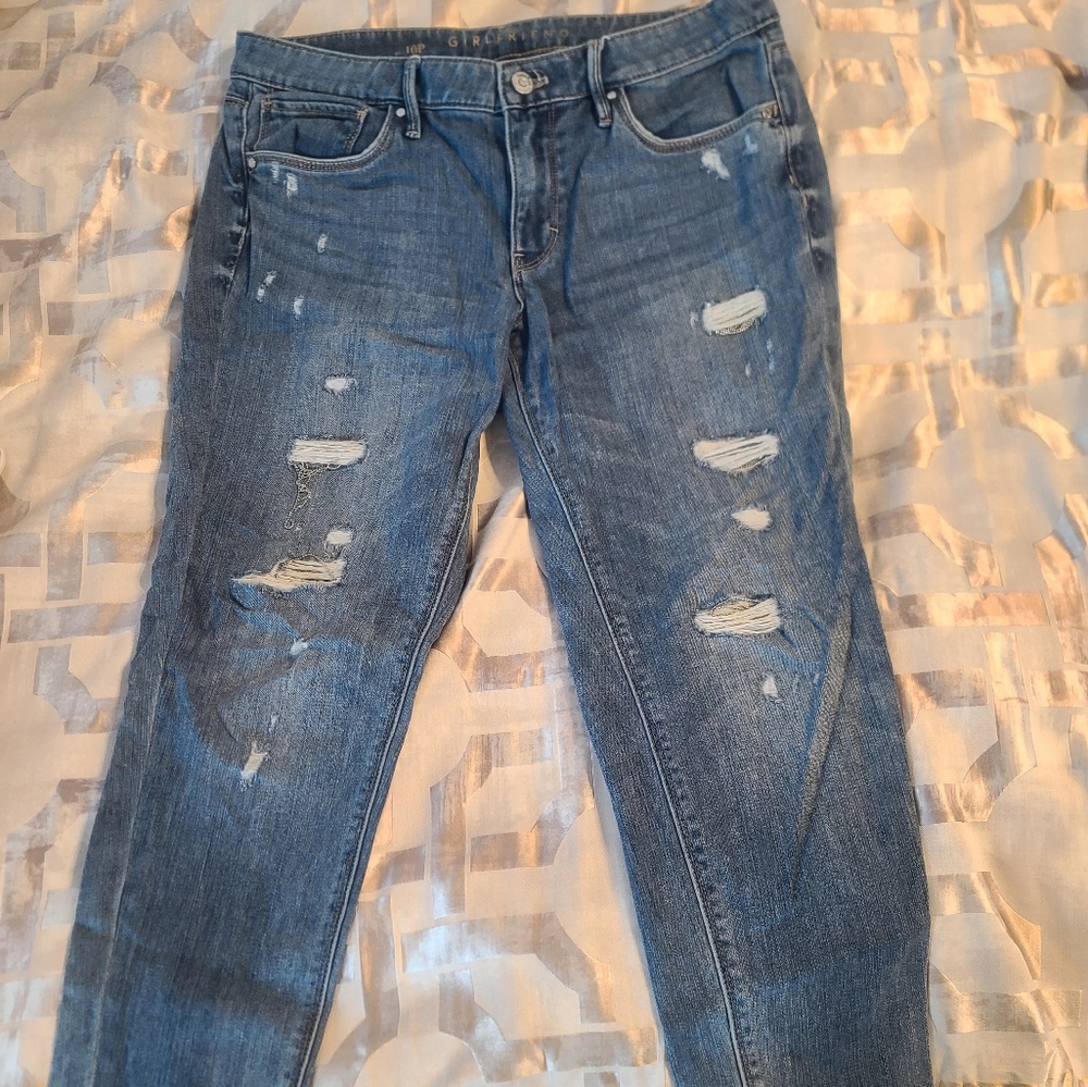 White House Black Market, girlfriend ankle crop, size 10P